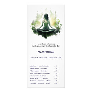 Rotad ljus Meditation om den heliga femininen Reklamkort