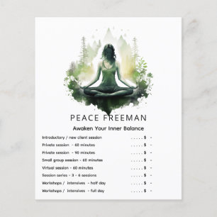 Rotad ljus Meditation om det Sakrala Feminina Flygblad