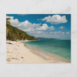 Rotan Beach Honduras Retro Travel Vykort