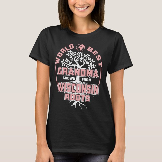 Rotar den bäst mormodern för världen som är tee shirt (Framsida)