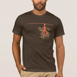 Rotar upp (bruntet) t-shirt