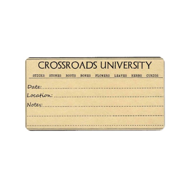 Rotarbetsetikett Adressetikett (Framsidan)