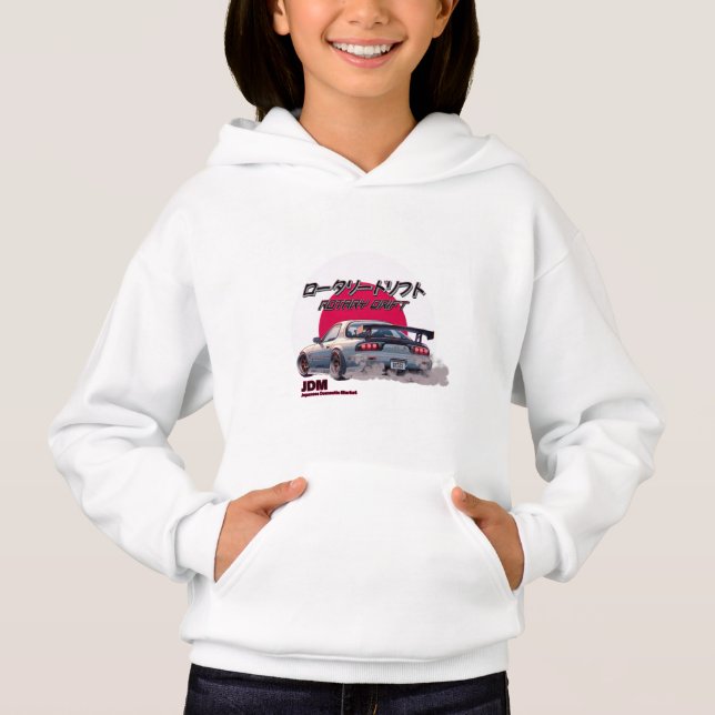 Rotary Drift RX-7 - japansk gatuförklaring T Shirt (Framsida)