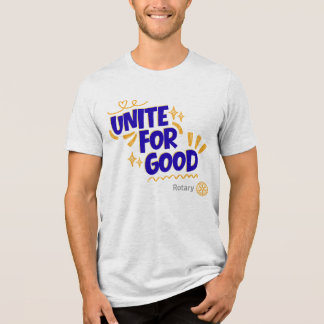 Rotary förenar för det goda t shirt