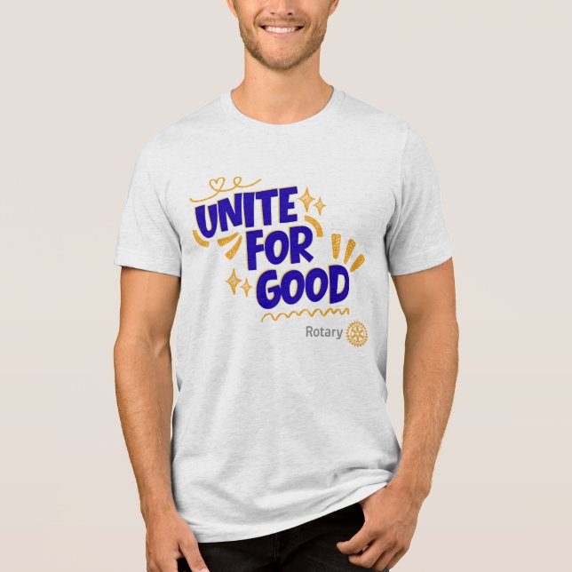 Rotary förenar för det goda t shirt (Framsida)