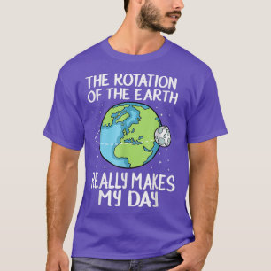 Rotation av jorden gör min dag t shirt