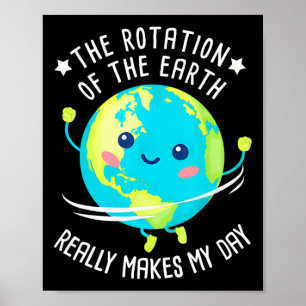 Rotation av jorden gör min dag till min ädla veten poster
