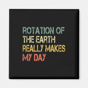 Rotation Earth Verkligen gör min dag Nerd Science Magnet
