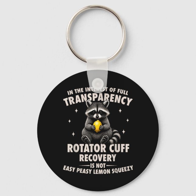 Rotator Cuff-kirurgi Axel Rolig Rotator Cuff Nyckelring (Framsida)