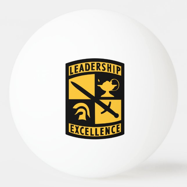 ROTC Reserve Officer Training Corps Militär Pingisboll (Framsidan)