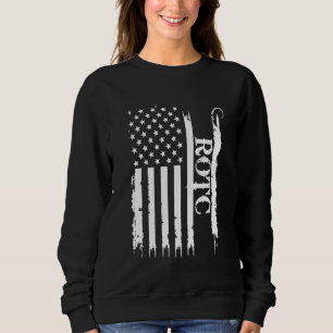 ROTC United Stater Distress w US Flagga T Shirt