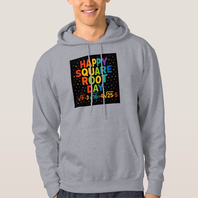 Rotdagen på lycklig-torget hoodie (Framsida)
