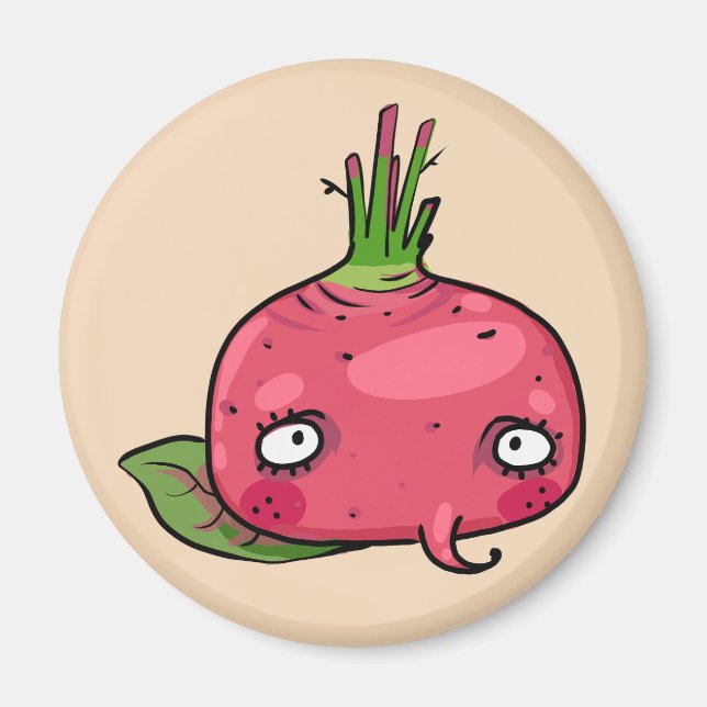 Rote Beete beet Magnet (Framsidan)