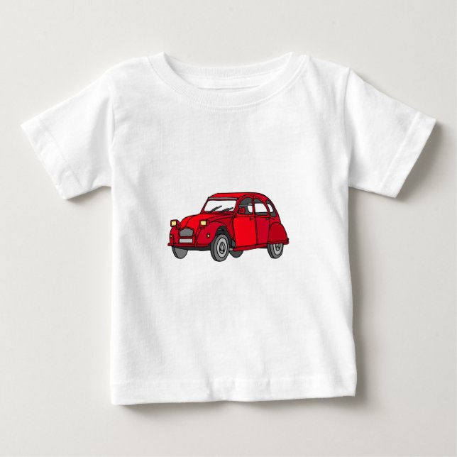 Rote Ente (2CV) T-shirt (Framsida)