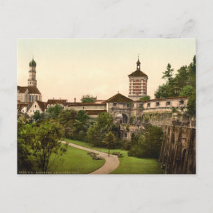 Roten Tor, Augsburg, Bayern, Tyskland Vykort