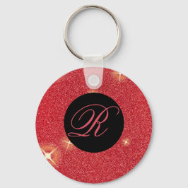 Roter Glanz personalisiert Nyckelring