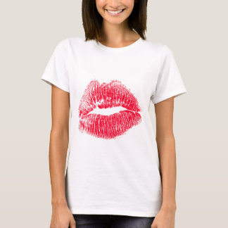 Roter Kussmund Tee Shirt