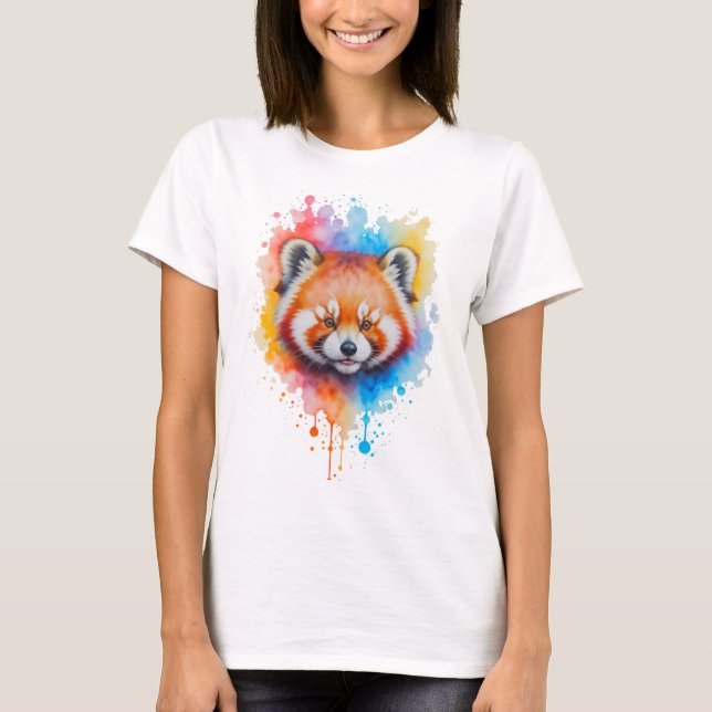 Roter Panda T Shirt (Framsida)