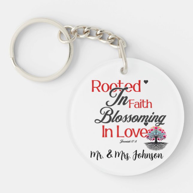 Roterad i Faith Blossoming i Kärlek-Jeremiah 17:8 (Framsidan)