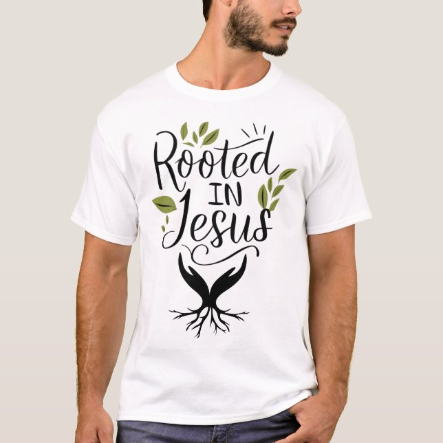 Roterad i Jesus T-Shirt (Framsida)