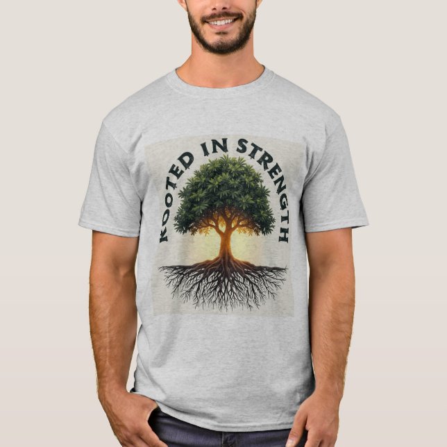 Roterad i styrka - Startar T Shirt (Framsida)