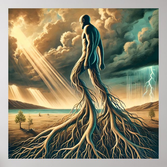 Roterad Wanderer - en anslutning efter tid Poster (Framsidan)