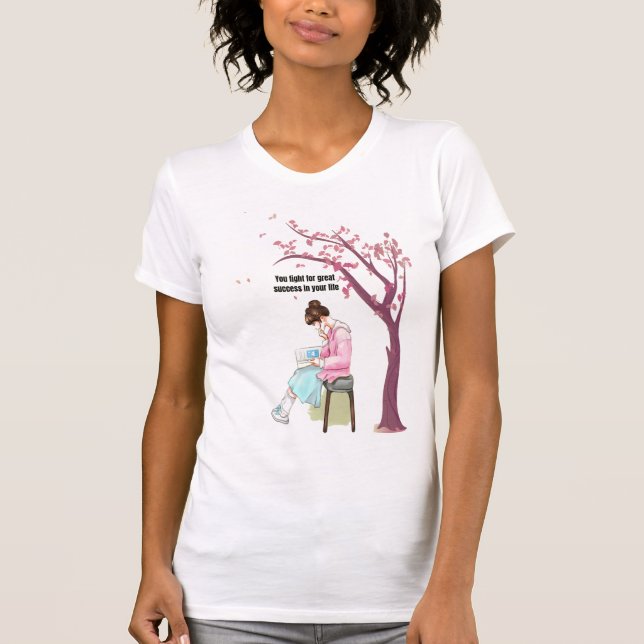 Roterade i ansträngningen, att nå framgång t shirt (Framsida)