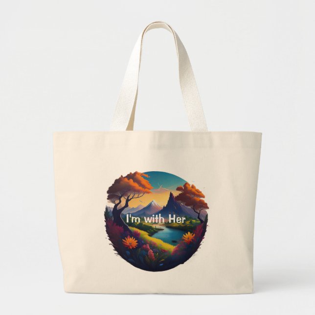 Roterade i förhållande till - Marksätets utlopp Jumbo Tygkasse (Framsidan)