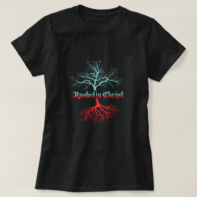 Roterade i Kristus-katolska religionshögtalare T Shirt (Design framsida)