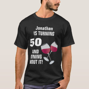 Roterande 50 och Wining om den, personlig T-shirt