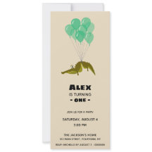 Roterande en krokodilfödelsedagsfest