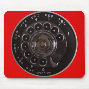 Roterande mobil visartavla (röda) Mousepad för Musmatta
