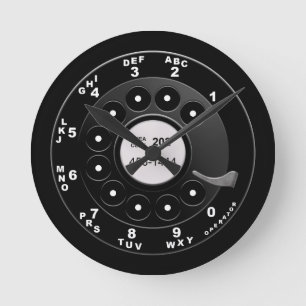 Roterande Mobilare kalender Rund Klocka