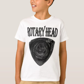 Roterande motordrivet rotationshuvud t shirt