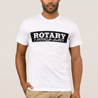 Roterande nog sade t-skjortadesign 2 tee shirt
