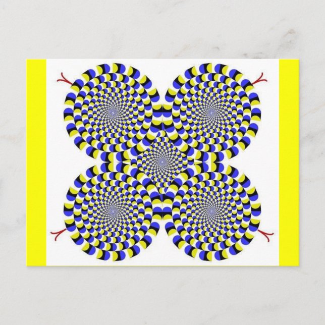 Roterande ormar vykort (Framsida)