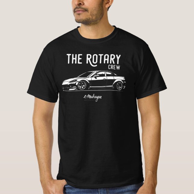 Roterande RX8 T Shirt (Framsida)