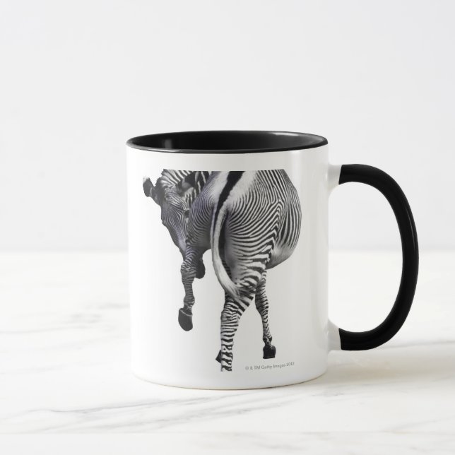 Roterande sebra omkring mugg (Höger)