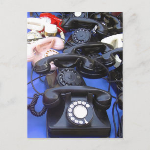 Roterande telefon vykort