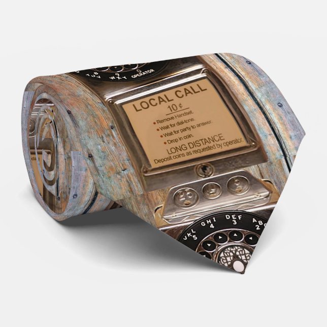 Roterande telefonantik betalar mobilt tåligt slips (Rullad)