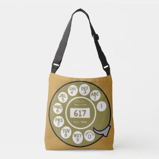 Roterande telefonvählardesign axelväska