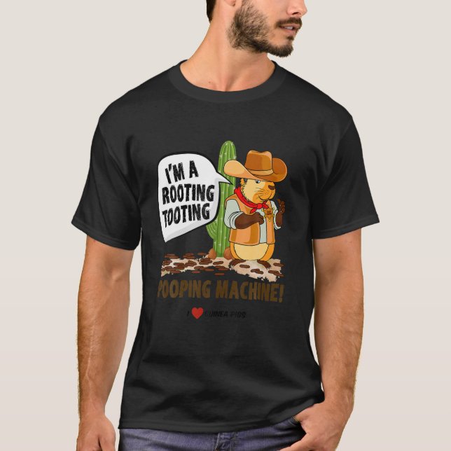 Roterande totalisering Pooping Maskin T Shirt (Framsida)