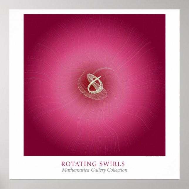Röterande virvlar poster (Framsidan)