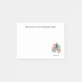 Roterat i andedräkt, anpassningsbar post-it block