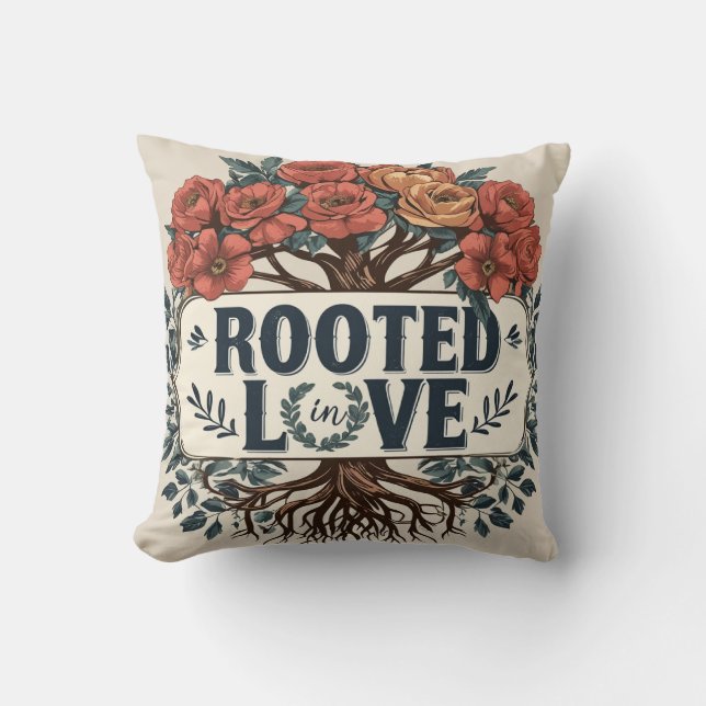 Roterat i Kärlek Kudde (Framsida)