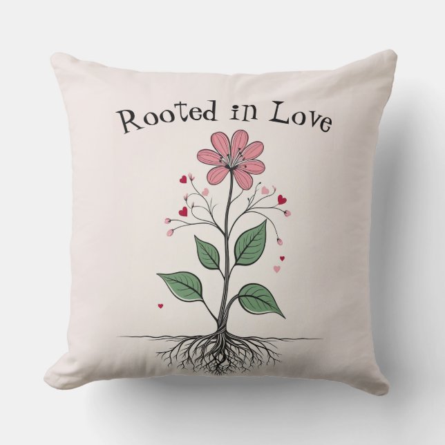 Roterat i Kärlek Kudde (Framsida)