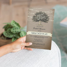 Roterat i Kärlek Rustic Träd Ljus Möhippa