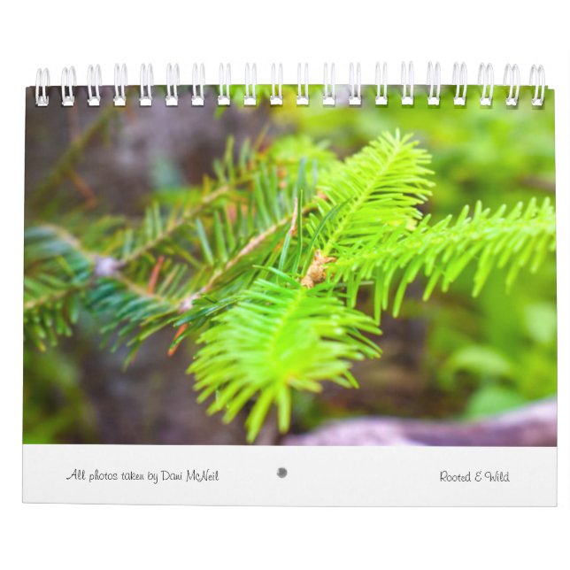 Roterat och Vild 2022-kalender Kalender (Baksida)