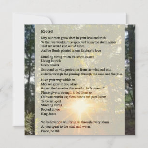 Roterat - Prayer Dikt Card