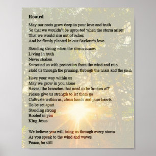 Roterat - Prayer Dikt Poster